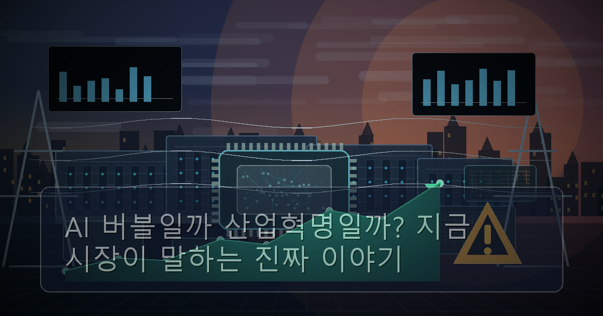 AI 버블일까 산업혁명일까? 지금 시장이 말하는 진짜 이야기