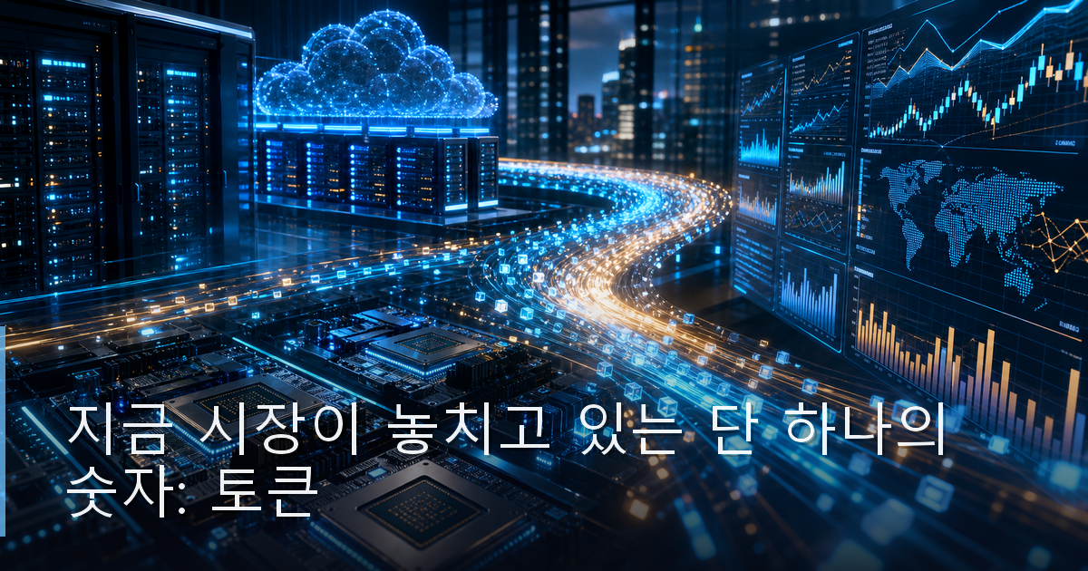지금 시장이 놓치고 있는 단 하나의 숫자: 토큰